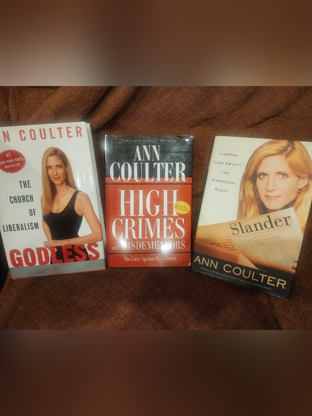 3 Books Written By Ann Coulter Political Commentary